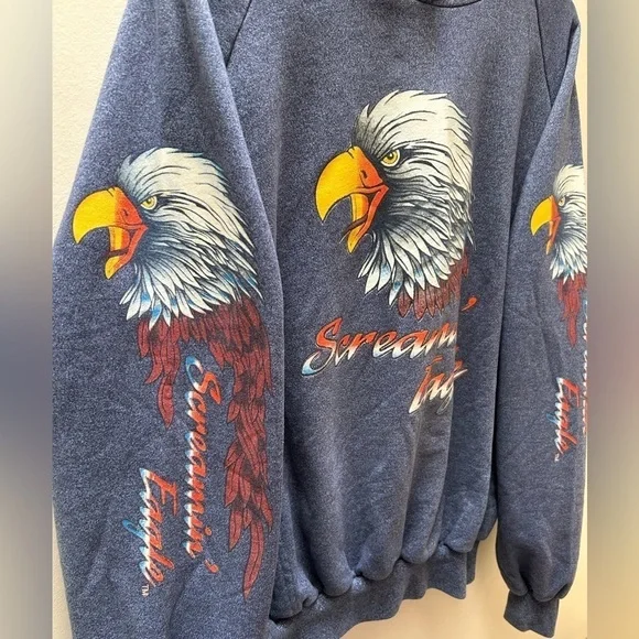 Vintage Screamin’ Eagle Rare Harley-Davidson Graphic Hoodie XL/XXL - Picture 8 of 8
